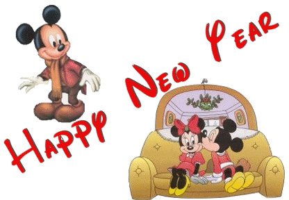 Disney nieuwjaar plaatje