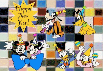 Disney nieuwjaar plaatje